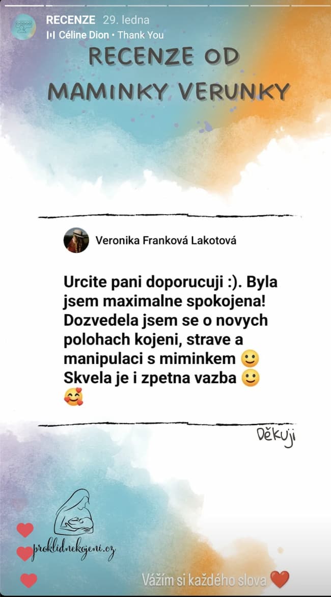 Recenze zákaznice